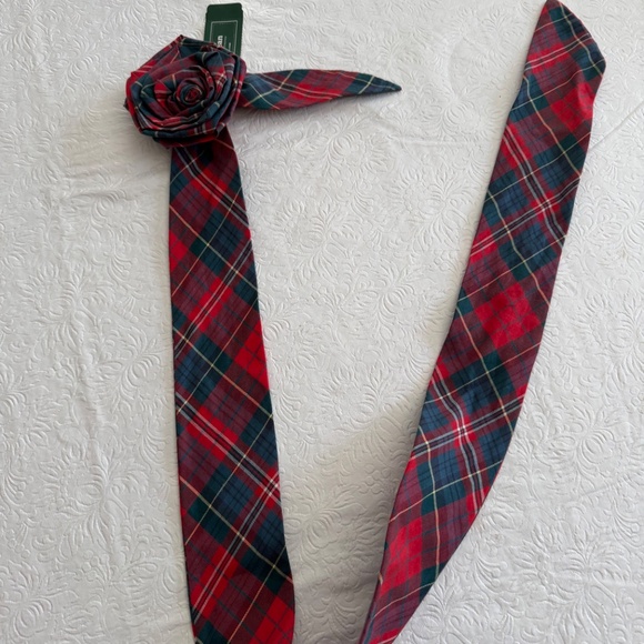 LL Bean Wms Flower Belt Size Med NWT - Picture 4 of 7